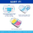 Clorox Plastic Laundry Baskets with Divider, 2-in-1 Sorter and Clothing Folding Board | Odor Protection & Comfort Grip Handles | 2-Bushel Hamper Storage, Wide - 74973276086 Online