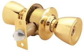 RAIDER Cylindrical Entrance Lock Door Knob 3201 PB-ET Polished Brass (PB) for Office or Front Door -  3201 PB-ET Hot on Sale