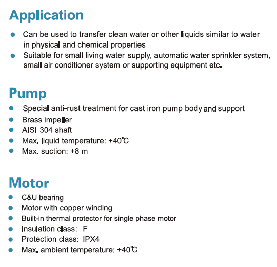 LEO Water Pump 0.5 HP PERIPHERAL PUMP XKm50-1 - Multipurpose water pump, applicable to many uses be it home, commercial or industrial. Fashion