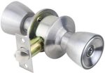 RAIDER Cylindrical Entrance Lock Door Knob 3201 Satin Stainless Steel (SS) for Office or Front Door Online Hot Sale