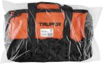 Truper Wide Mouth Tool Bag and Organizer for Home, Workshop, or Job Site, Non-slip Bottom with Pockets, Padded Handle, Adjustable Shoulder Strap 17103 Online now