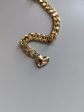 Faux Gold Necklace Chain - Love Heart Online now