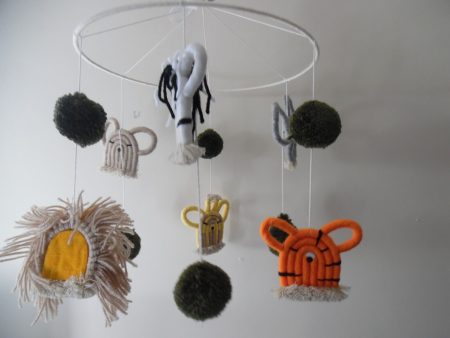 Nursery decor felt animals overhead hanging mobile For Discount