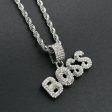 BOSS CHAIN AND CHARM - D90061 Hot on Sale