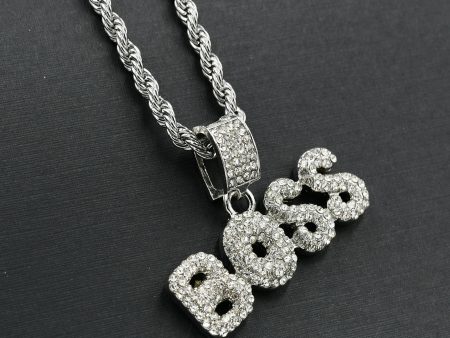 BOSS CHAIN AND CHARM - D90061 Hot on Sale