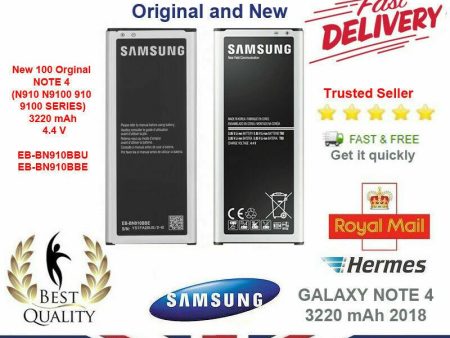 EB-BN910BBE Battery Official Genuine Original 3220mAh Samsung Galaxy Note 4 on Sale