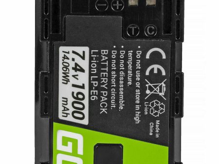 Replacement Canon LP-E6 battery pack forEOS 70D 5DII 5D2 5D3 7D 6D 60D Hot on Sale