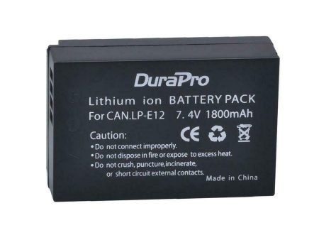 Replacement  Canon LP-E12 Battery EOS-M2 EOS M10, EOS 100D Rebel SL1 LP E12 Hot on Sale