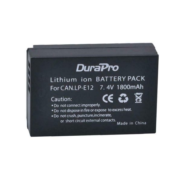 Replacement  Canon LP-E12 Battery EOS-M2 EOS M10, EOS 100D Rebel SL1 LP E12 Hot on Sale