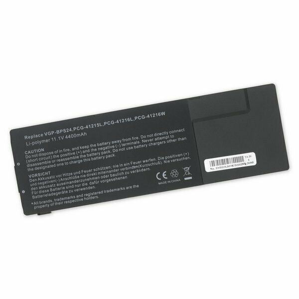 VGP-BPS24 Black 4400mAh Compatible Sony Vaio Battery 6 Cells Supply