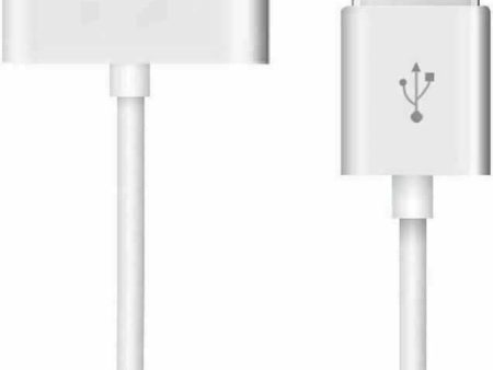 iPad Cable, White 30 Pin to USB Cable High Speed Sync Charging Cord Cable Online now