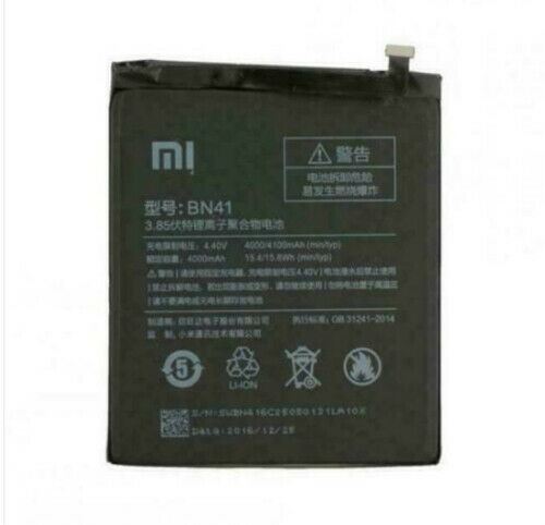 Original Mi Xiaomi Battery BN41 for Xiaomi Redmi Note 4 With 4100mAh on Sale