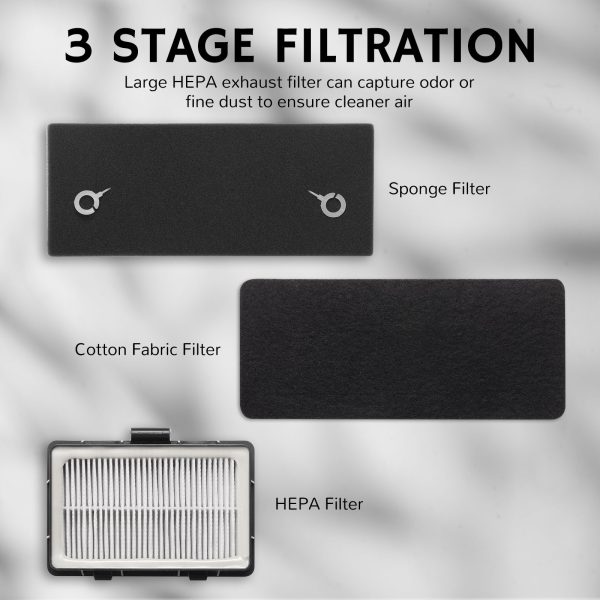 T1 Vacuum Automatic Dustpan Replacement Filter, 4 Packs For Sale