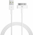 iPad Cable, White 30 Pin to USB Cable High Speed Sync Charging Cord Cable Online now