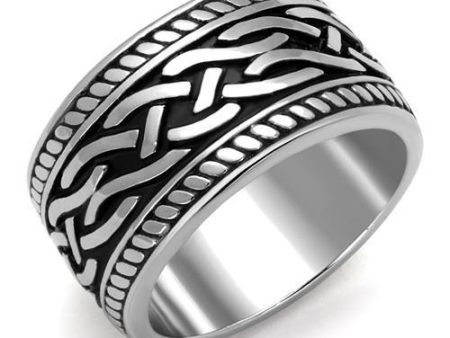 Men Stainless Steel Epoxy Rings TK2239 Online now