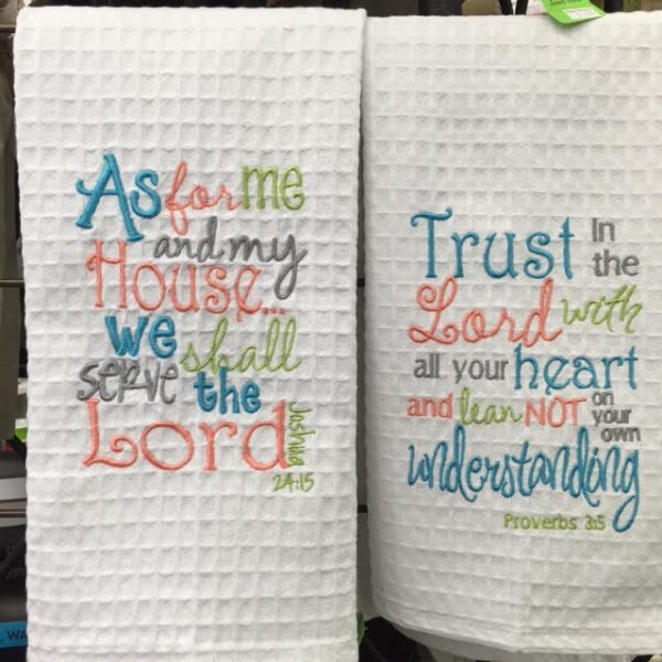 Scripture Tea Towels Discount