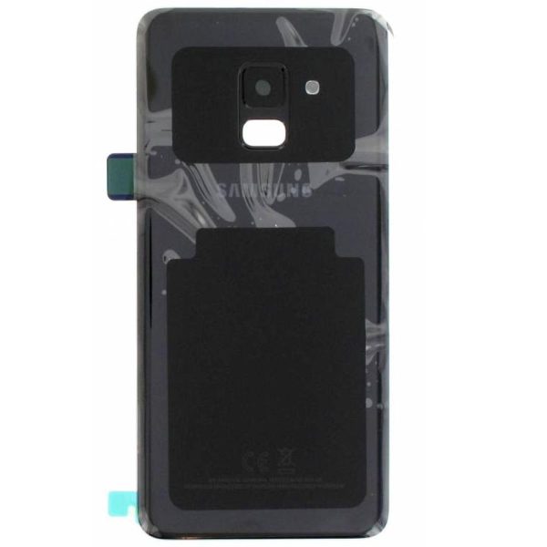 For Samsung Galaxy A8 (A530) Replacement Battery Cover   Back Panel (Black) Hot on Sale