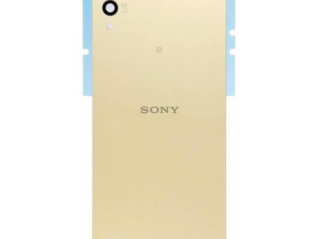 For Sony Xperia Z5 Battery Cover Rear Glass Panel Back Replacement (Gold) Online