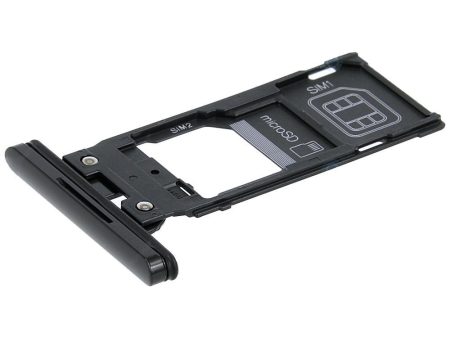 For Sony Xperia XZ3 Replacement SIM & SD Card Tray   Holder (Black) Online