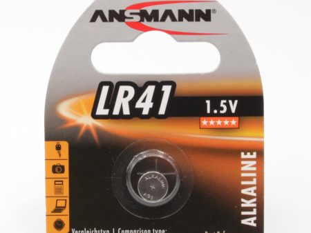 Battery LR41, 1.5 V, AlkalineANSMANN Discount