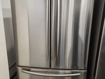 Réfrigérateur 36po Inox congélateur inférieur porte française | RF263AFRS - Samsung ***USAGÉ*** Discount