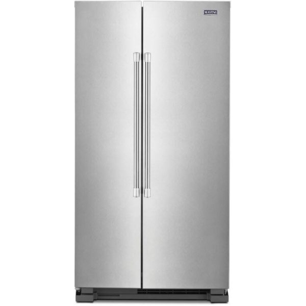 Maytag Réfrigérateur côte-à-côte amovible de 36 po., 25 pi.cu. avec éclairage DEL BrighSeries™ MSS25N4MKZ on Sale